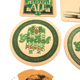 European & US Beer Coasters Mats Bar Pub Man Cave Art Breweriana 20 Pcs VG Vintage
