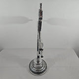 1980s Silver Ornate Church Altar Cross 24"x18" Tabletop Jesus - Mexico - Vintage