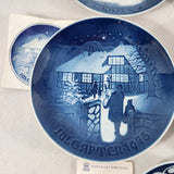 Royal Copenhagen, B&G, and Porsgrund Collector Plates 1973 to 1977 Set of 8