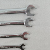 Snap-on VO Series SAE Double Open-End Wrenches 4pc Set - USA Made - Vintage
