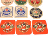 European & US Beer Coasters Mats Bar Pub Man Cave Art Breweriana 20 Pcs VG Vintage