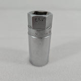 Snap-on S9705A 13/16" 20.6 mm SAE Spark Plug Socket 1/2" Drive 6 Pt USA Chrome