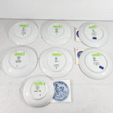 Royal Copenhagen, Bing and Grondahl (B&G) Collector Plates 1973-1976 Set of 7