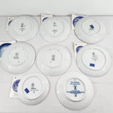 Royal Copenhagen, B&G, and Porsgrund Collector Plates 1973 to 1977 Set of 8