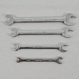 Snap-on VO Series SAE Double Open-End Wrenches 4pc Set - USA Made - Vintage