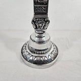 1980s Silver Ornate Church Altar Cross 24"x18" Tabletop Jesus - Mexico - Vintage