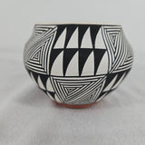 1950-60s Polychrome Pottery Olla Jar from Acoma, NM, Signed MA by Ma Aragon