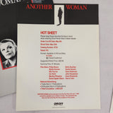 Another Woman (1988) 27x40 Poster Promo Pac w/Mia Farrow, Orion Home Video LN