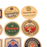 European & US Beer Coasters Mats Bar Pub Man Cave Art Breweriana 20 Pcs VG Vintage