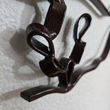 Pueblo 3D Metal Wall Sculpture 50"Wx30"T Dark Brown Enamel Southwest Style LN