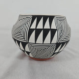 1950-60s Polychrome Pottery Olla Jar from Acoma, NM, Signed MA by Ma Aragon