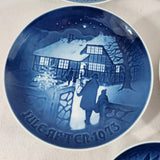 Royal Copenhagen, Bing and Grondahl (B&G) Collector Plates 1973-1976 Set of 7