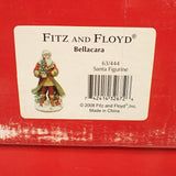 Fitz & Floyd Bellacara Santa 19" Figurine Centerpiece w/Box 2008 Handcrafted