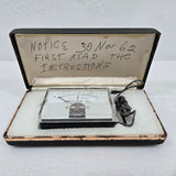 Vtg 1960s Limedtron Electronic Veterinary Animal Temperature Probe MedicalDevice