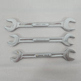 Vintage Snap-On 3pc Set Angle Head Open End Wrenches VS2022, VS1820 &VS1618  USA