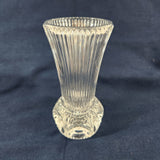 Vintage Fostoria Thumbprint Melissa Pattern 5" Crystal Bud Vase LN