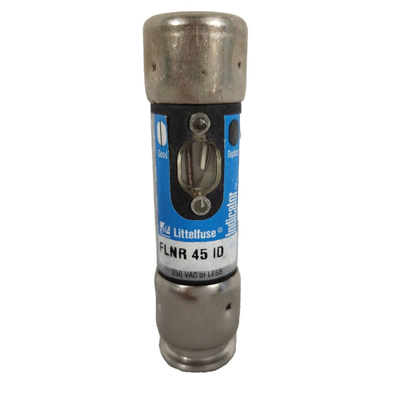 Littelfuse FLNR-45-ID Indicator Fuse Class RK5 Time Delay Cur Limiting Dual Elem