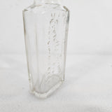 Vtg Everett & Barron Co. Glass Bottle #5554 Providence RI Threaded Top 1930s