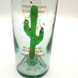Porfidio Anejo EMPTY Bottle #7583 Green Cactus Hand Blown Art Glass 750ml VG