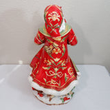 Fitz & Floyd Bellacara Santa 19" Figurine Centerpiece w/Box 2008 Handcrafted