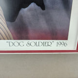 Vtg 1996 Cheyenne Dog Soldier Print by Lisa Achnuder - Signed, Framed & Matted