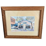 Southwestern Watercolor: Zummy's Adobe by Kat Wiederhorn - Mid-20th Century