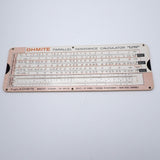 Vintage Ohmite 1968 Double-Sided Ohm's Law Resistance Calculator Slide Rule USA