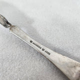 Rogers 1881 Master Butter Knife Silver Plate Twisted Handle 7" w/Floral Pattern