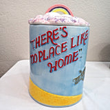 Wizard of Oz Star Jars Cookie Jar, Emerald City Pitcher & 4 Glasses 1998 Set VG