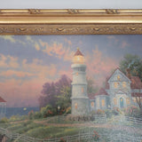 Thomas Kinkade Victorian Light 24x20 Ltd Ed Canvas #218/1100 Signed COA, Framed