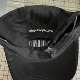 eBay Things People Love Black Embroidered Adjustable Baseball Cap Hat