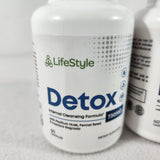 LifeStyle Brand Keto 700mg & Detox 730mg 60 Capsules/Bottle - NEW Sealed 5/2025