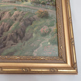 Thomas Kinkade Victorian Light 24x20 Ltd Ed Canvas #218/1100 Signed COA, Framed