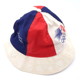 1984 Los Angeles Olympics LAOOC Bucket Hat M/L w/8 Pins including Sam Eagle USA