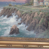 Thomas Kinkade Victorian Light 24x20 Ltd Ed Canvas #218/1100 Signed COA, Framed