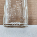 Vtg Everett & Barron Co. Glass Bottle #5554 Providence RI Threaded Top 1930s