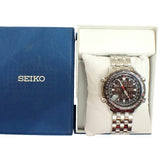 Seiko Duo-Display Quartz H023 Analog Digital World Time Watch New in Box Vintage