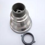 New Stainless Steel 3.5" Kitchen Sink Basket Strainer Drain Assembly w/Gaskets