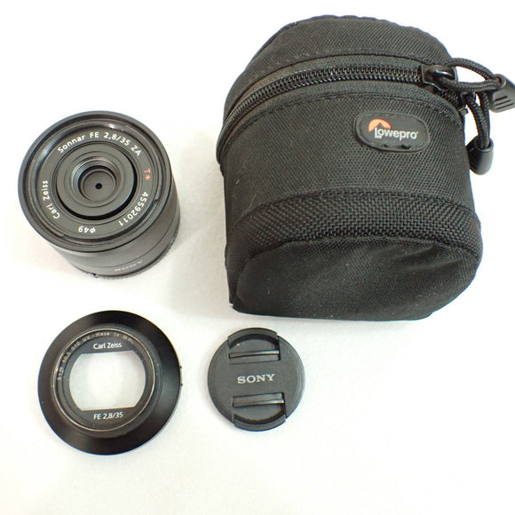 Sony SEL35F28Z Carl Zeiss Sonnar FE 2.8/35 ZA T* E-Mount Lens B+W UV Filter+Case