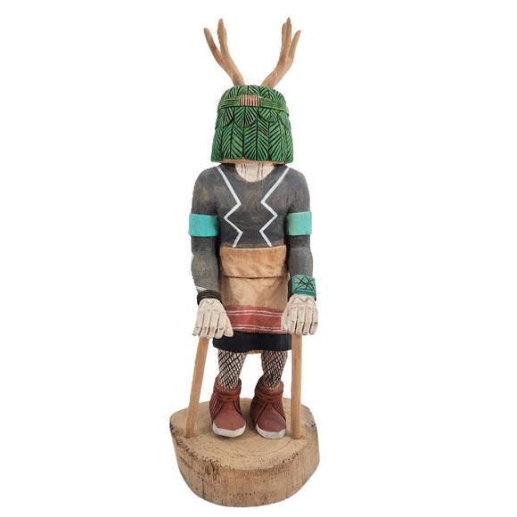 Vtg Hopi Kachina Doll by Master Carver Bryce Quamahongnewa, Signed 1987 11