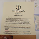 Gold Fountain Pen Tardis Wood Dr. Who COA New by 1893Woodcrafts Limited Edition