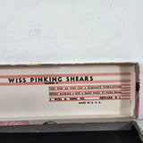 Vintage J. Wiss & Sons 9" Model C Pinking Shears Box & Instructions - 1930s-40s