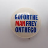 Vintage PA VFW Eugene Manfrey Campaign Pinback Buttons Pair Bastian Bros
