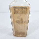 1930s Sloan's Liniment Glass Bottle Original Label Metal Cap Medicine 7" EMPTY