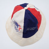 1984 Los Angeles Olympics LAOOC Bucket Hat M/L w/8 Pins including Sam Eagle USA
