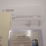 Gold Fountain Pen Tardis Wood Dr. Who COA New by 1893Woodcrafts Limited Edition