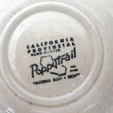 Vintage Poppytrail California Provincial Metlox Saucers Set of 8 6-1/8"