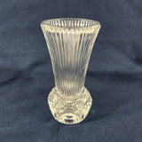 Vintage Fostoria Thumbprint Melissa Pattern 5" Crystal Bud Vase LN