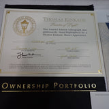 Thomas Kinkade Victorian Light 24x20 Ltd Ed Canvas #218/1100 Signed COA, Framed