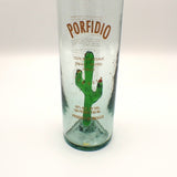 Porfidio Anejo EMPTY Bottle #7583 Green Cactus Hand Blown Art Glass 750ml VG